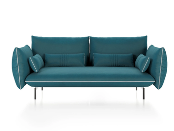 ICE BREAKER - 3 seater fabric sofa by Liu Jo Living Collection - view 3
